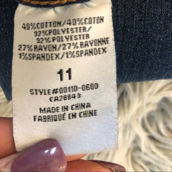 🔴 2 for $25 Almost famous women’s jeans high rise skinny size 11 - Picture 7 of 8